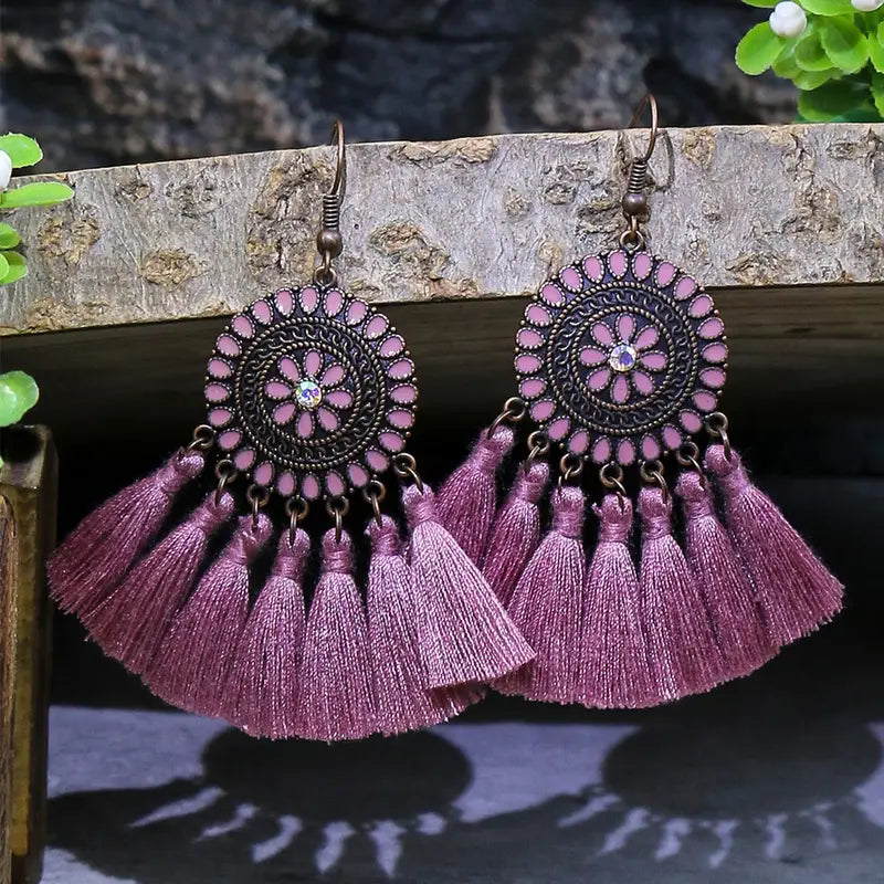 Bohemian Light Pink Earrings 24-0094