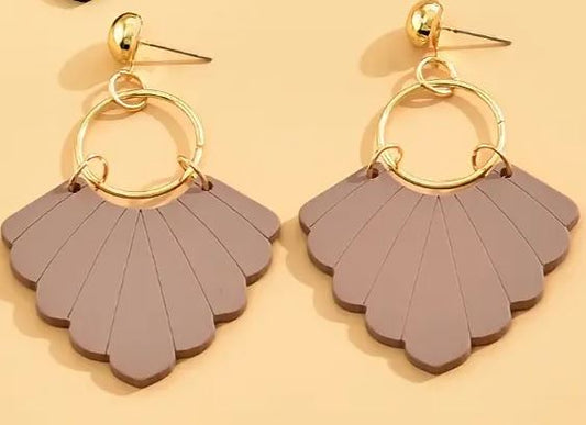 Geometric Design Earrings