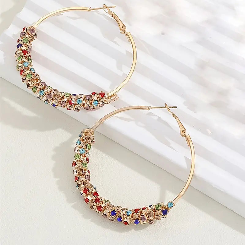 Colorful Hoop Earrings