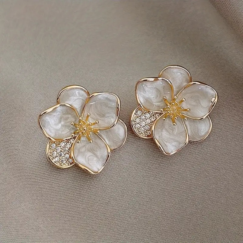 Flower Design Earrings