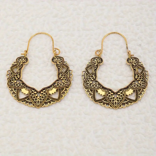 Gold Lightweight Dangle Earrings