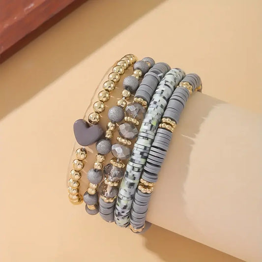 Gray Bracelet Set