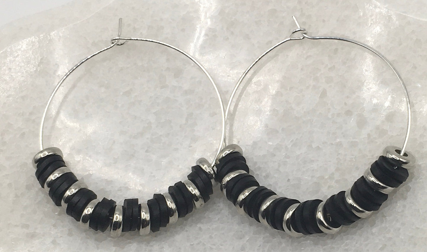 Silver Color Hoop Earring 24-0024