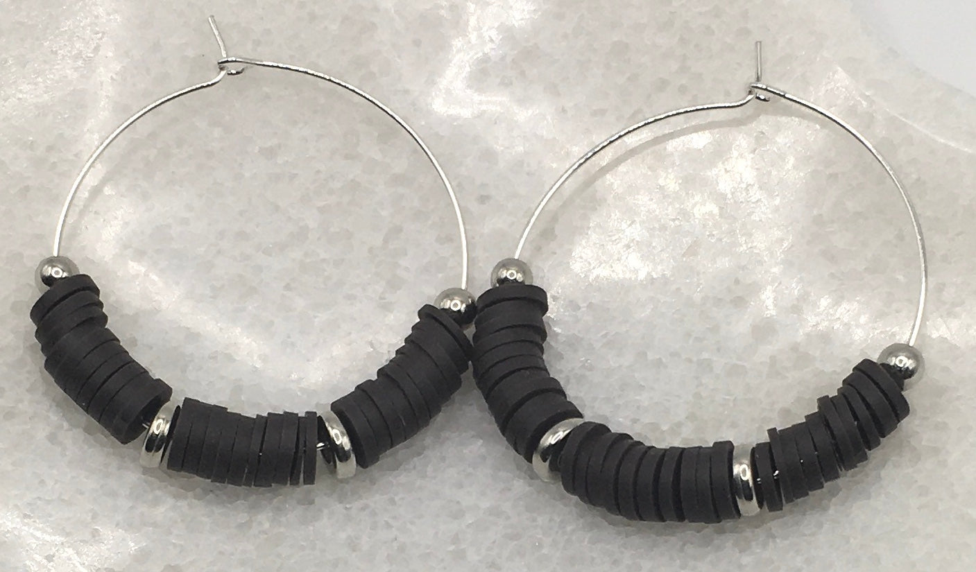 Silver Color Hoop Earring 24-0027