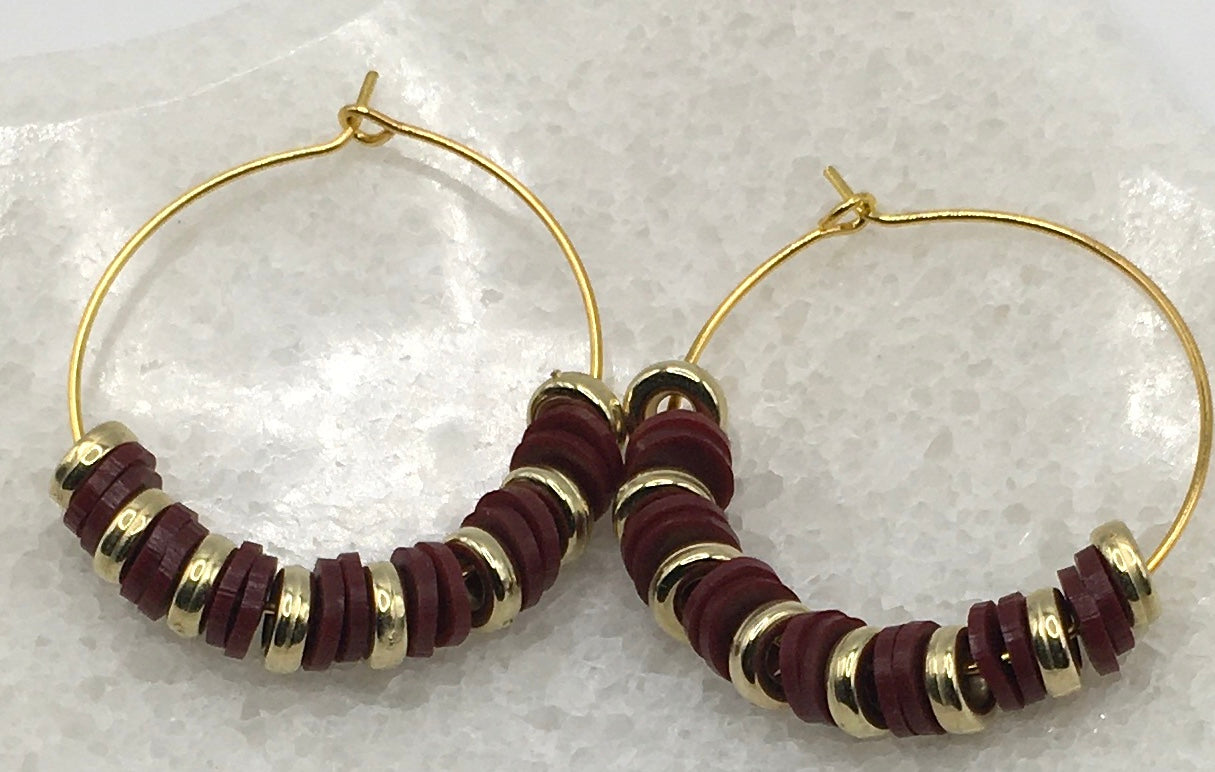 Gold Color Hoop Earring 24-0035