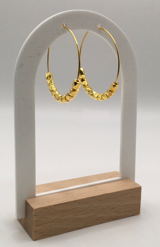 Gold Color Hoop Earring 24-0005