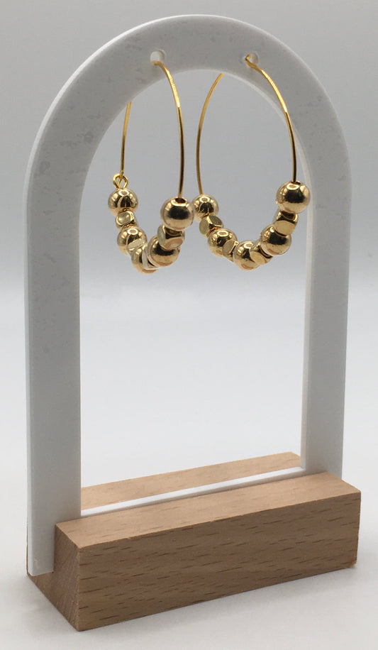 Gold Color Hoop Earring 24-0007