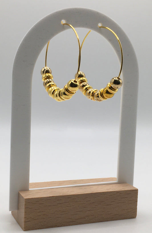 Gold Color Hoop Earring 24-0006