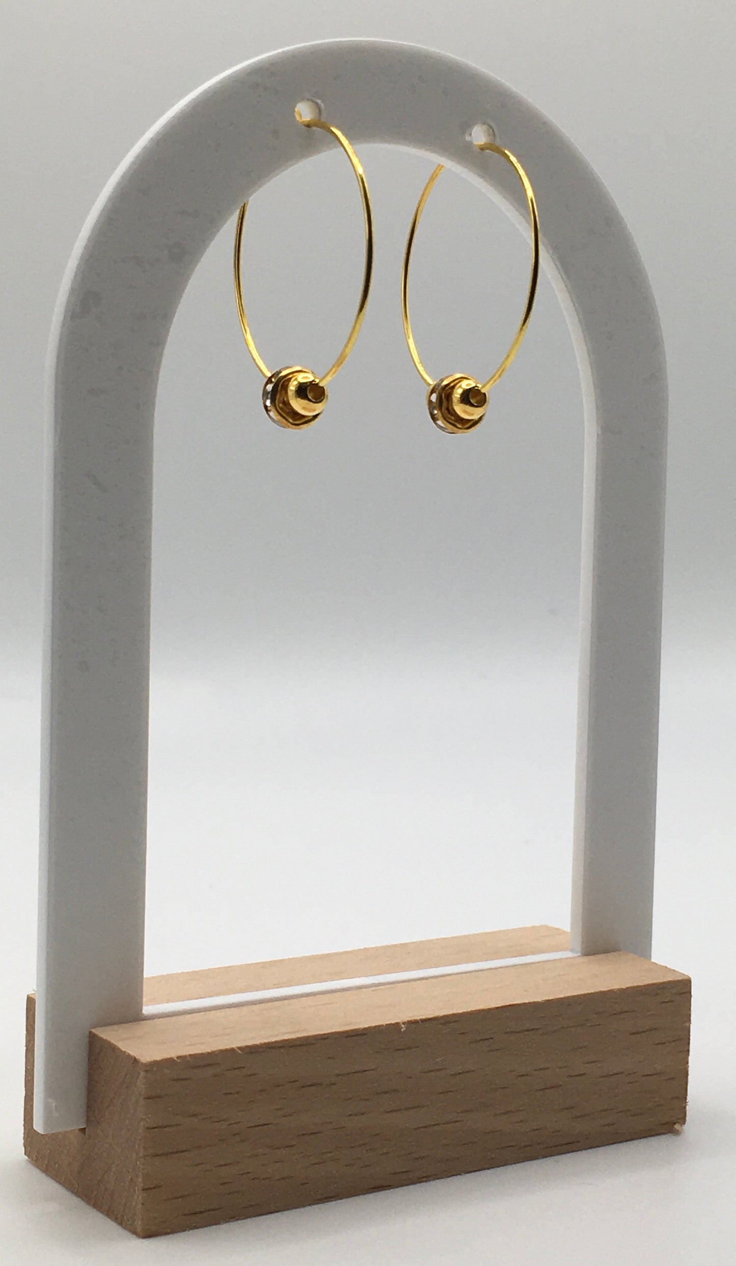 Gold Color Hoop Earring 24-0033