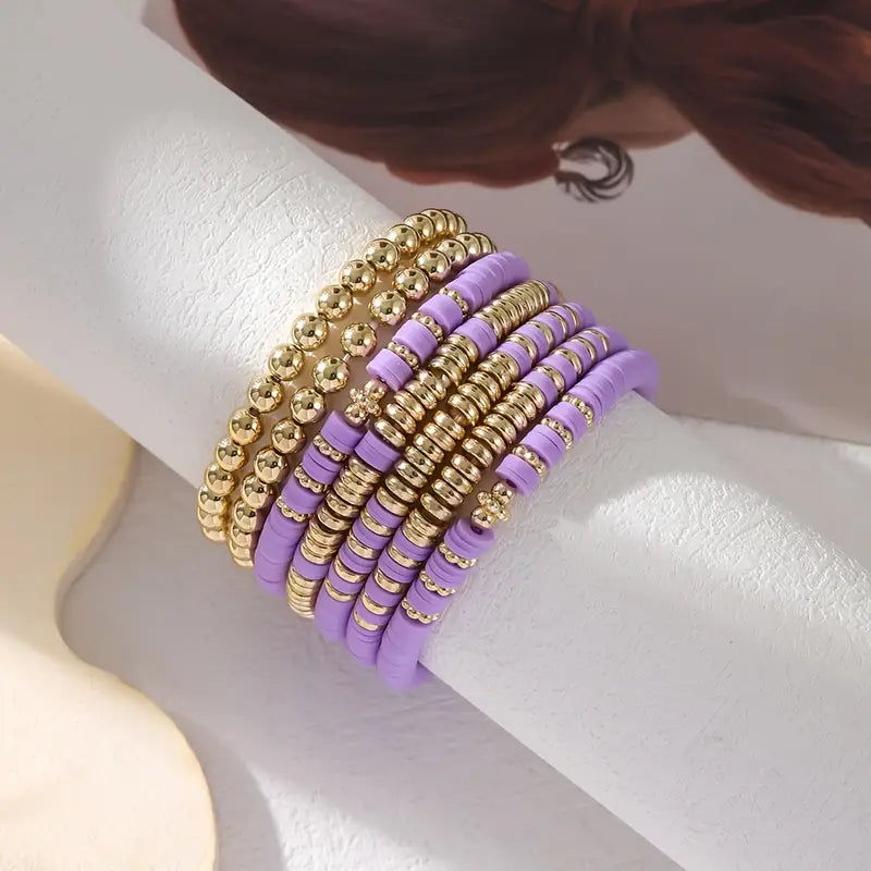 Lilac Bracelet Set