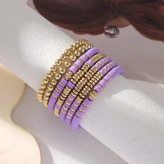 Lilac Bracelet Set